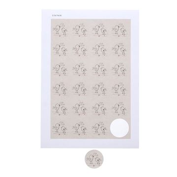 Sticker 4 cm Chip chip roze