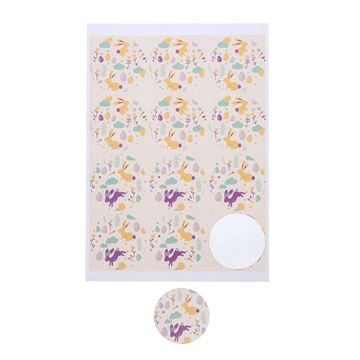 Sticker 6,35 cm Bunny Pompom