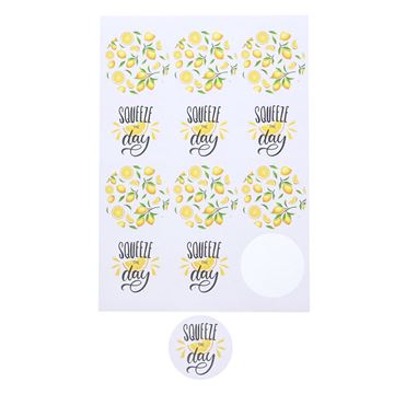 Sticker 6,35 cm Lemons squeeze the day