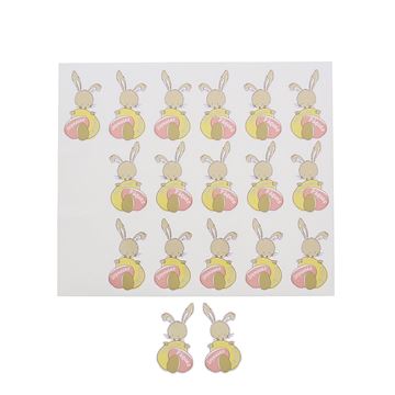 Sticker blinkend Bunny Swing Joyeuses Pâques GM