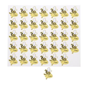 Sticker blinkend Bee Happy bij KM