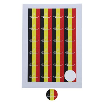 Image de Autocollant 4 cm "Go Belgium"