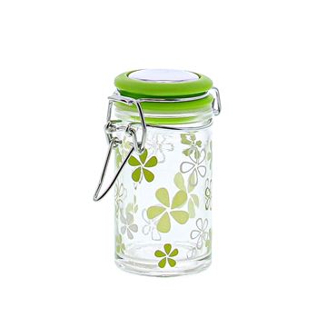 Flower bokaal met ijzersluiting KM groen