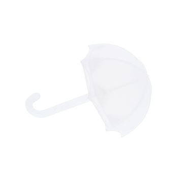 Plexi paraplu frost wit