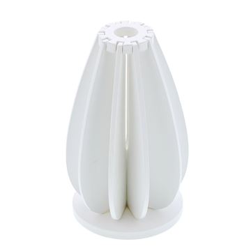 Rutty 3D houder voor droogbloemen wit