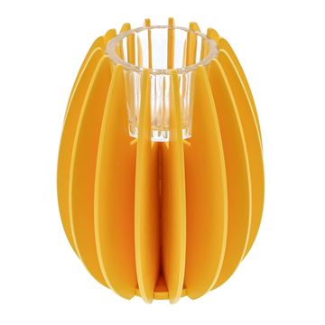 Rutty 3D theelichthouder tulp geel