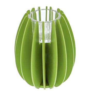 Rutty 3D theelichthouder tulp groen