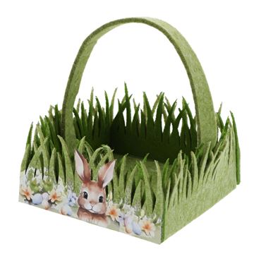Bunny Hopper mand met oor vierkant KM