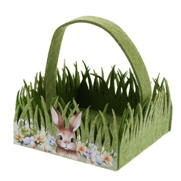 Bunny Hopper mand met oor vierkant medium